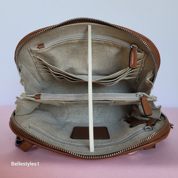 BRIGHTON Paradise Garden Jovie Fabric-Straw Organizer Bag- Natural Multi 🎈$195. - Picture 14 of 16